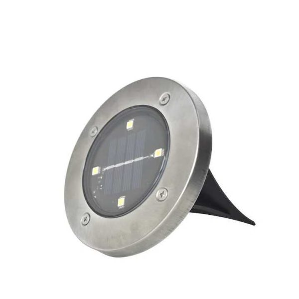 Disk Lights leszúrható 4db os napelemes kerti lámpa készlet