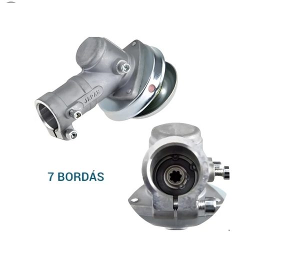 Univerzális szöghajtómű fűkaszához 7 bordás 26 mm Fűkasza rúdhoz