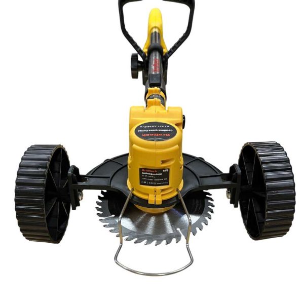 Kraftech GT-1534iPro 16 részes Kerekes fűkasza, Szegélynyíró 2db akkumulátorral