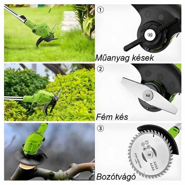Flinke AKK-3030 18 Részes Fűkasza 2db 68V Akkumulátorral