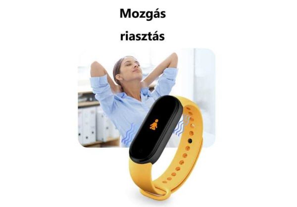 M8 Smart okos karkötő , vízálló ,lépésszámláló , pulzus ,vérnyomásmérő , színes lcd kijelzővel