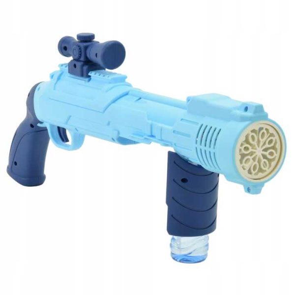 Játék automata buborékfújó gépfegyver ,kék